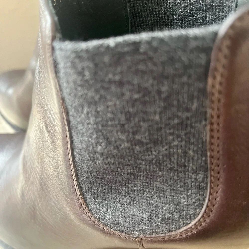 Brunello Cucinelli Leather Boots - 37.5 - Picture 8 of 11